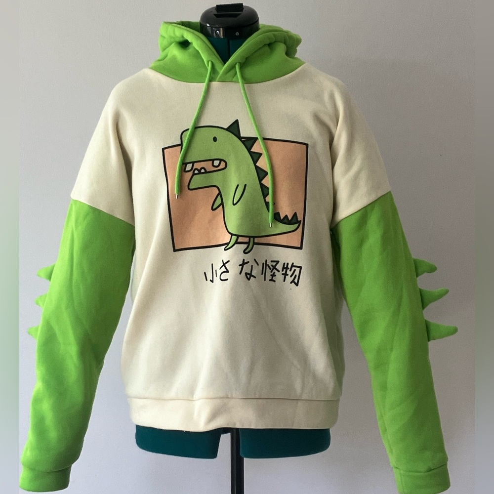 Dino hoodie.